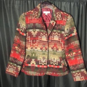Women's Multicolor Patterned Jacket